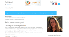 Desktop Screenshot of lasvegasmobilemassage.com
